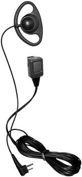 D Shape Earpiece/Microphone