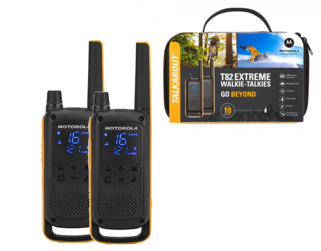 Motorola T82 Extreme (Twin Pack) Walkie Talkies